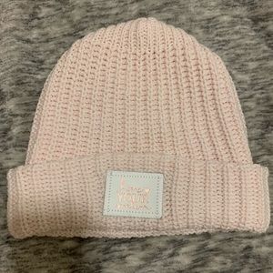 Love Your Melon baby pink hat